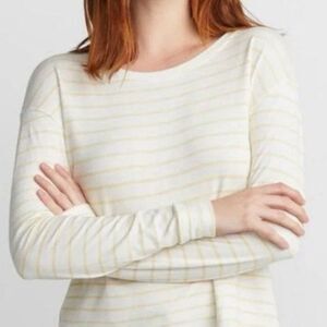 Marine Layer MARLIE DROP CREW STRIPE long sleeve shirt women's size XS NEW NWT